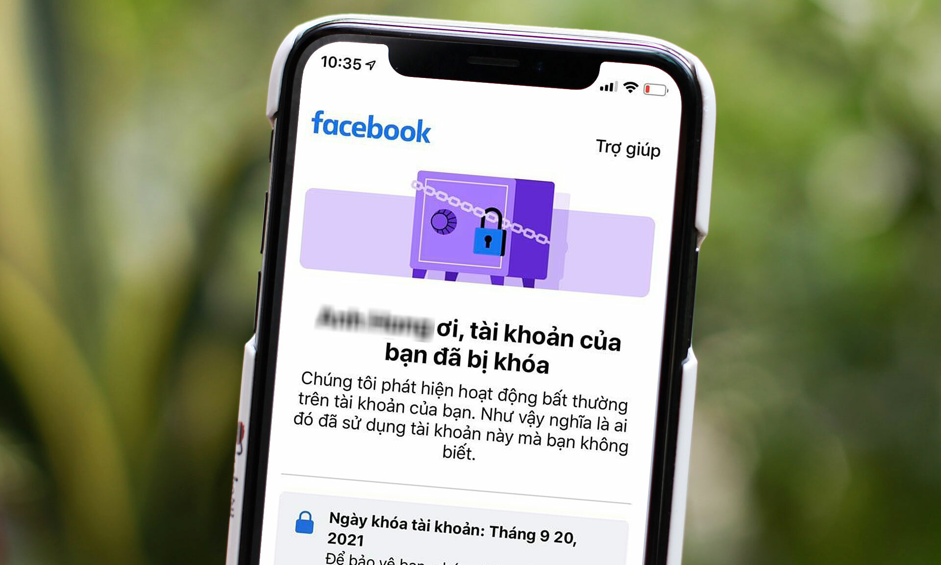 Cách mở tài khoản Facebook bị khóa 1